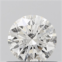 Natural Diamond 0.51 Carats, Round with Excellent Cut, G Color, SI2 Clarity and Certified by IGI