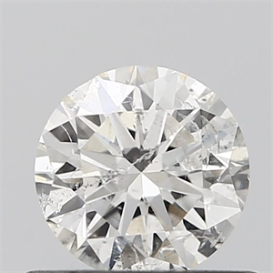 Picture of Natural Diamond 0.51 Carats, Round with Excellent Cut, G Color, SI2 Clarity and Certified by IGI