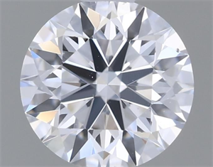 Picture of Natural Diamond 0.40 Carats, Round with Excellent Cut, D Color, VS2 Clarity and Certified by GIA