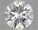 Natural Diamond 3.13 Carats, Round with Excellent Cut, H Color, VS1 Clarity and Certified by GIA