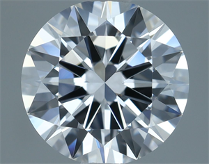 Picture of Natural Diamond 1.31 Carats, Round with Excellent Cut, D Color, VVS2 Clarity and Certified by GIA