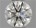 Natural Diamond 0.41 Carats, Round with Excellent Cut, I Color, VS1 Clarity and Certified by IGI