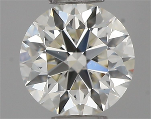 Picture of Natural Diamond 0.41 Carats, Round with Excellent Cut, I Color, VS1 Clarity and Certified by IGI