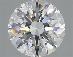 Picture of Natural Diamond 1.51 Carats, Round with Excellent Cut, F Color, VS2 Clarity and Certified by GIA