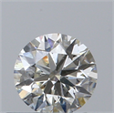 Natural Diamond 0.40 Carats, Round with Excellent Cut, J Color, SI1 Clarity and Certified by GIA