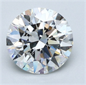 Natural Diamond 2.01 Carats, Round with Excellent Cut, G Color, VS2 Clarity and Certified by GIA