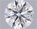 Natural Diamond 0.40 Carats, Round with Very Good Cut, H Color, SI1 Clarity and Certified by GIA