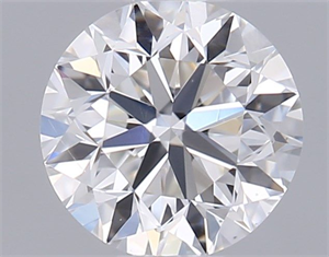 Picture of Natural Diamond 0.40 Carats, Round with Very Good Cut, H Color, SI1 Clarity and Certified by GIA