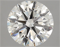 Natural Diamond 2.50 Carats, Round with Excellent Cut, I Color, VS1 Clarity and Certified by IGI