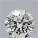 Natural Diamond 0.41 Carats, Round with Excellent Cut, H Color, VS2 Clarity and Certified by IGI