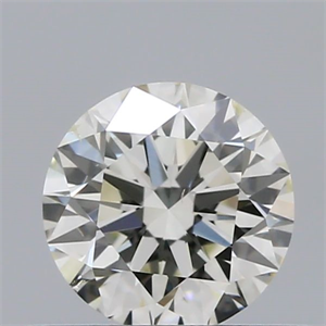 Picture of Natural Diamond 0.41 Carats, Round with Excellent Cut, H Color, VS2 Clarity and Certified by IGI