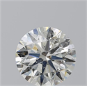 Natural Diamond 2.20 Carats, Round with Excellent Cut, J Color, SI2 Clarity and Certified by GIA