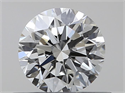 Natural Diamond 0.40 Carats, Round with Very Good Cut, I Color, VVS1 Clarity and Certified by GIA