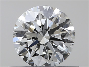 Picture of Natural Diamond 0.40 Carats, Round with Very Good Cut, I Color, VVS1 Clarity and Certified by GIA