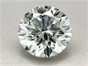 Natural Diamond 2.10 Carats, Round with Excellent Cut, H Color, SI1 Clarity and Certified by GIA