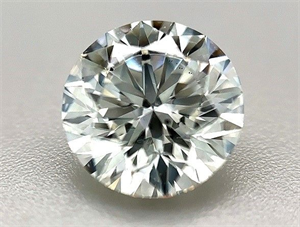 Picture of Natural Diamond 2.10 Carats, Round with Excellent Cut, H Color, SI1 Clarity and Certified by GIA