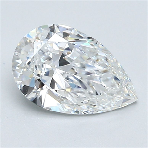 Picture of Natural Diamond 1.50 Carats, Pear with  Cut, E Color, VS2 Clarity and Certified by GIA