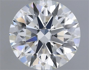 Picture of Natural Diamond 0.40 Carats, Round with Excellent Cut, J Color, VS1 Clarity and Certified by GIA