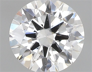 Picture of Natural Diamond 0.41 Carats, Round with Excellent Cut, E Color, SI2 Clarity and Certified by GIA