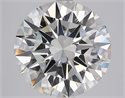 Natural Diamond 3.50 Carats, Round with Excellent Cut, J Color, VVS2 Clarity and Certified by GIA