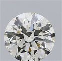 Natural Diamond 0.53 Carats, Round with Excellent Cut, K Color, VS1 Clarity and Certified by GIA