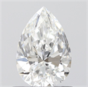 Natural Diamond 0.70 Carats, Pear with  Cut, F Color, VVS1 Clarity and Certified by GIA