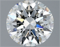 Natural Diamond 1.50 Carats, Round with Excellent Cut, E Color, IF Clarity and Certified by GIA