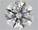 Natural Diamond 3.01 Carats, Round with Excellent Cut, D Color, SI2 Clarity and Certified by GIA