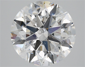 Picture of Natural Diamond 3.01 Carats, Round with Excellent Cut, D Color, SI2 Clarity and Certified by GIA