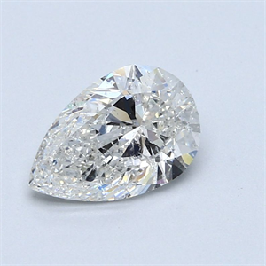 Picture of Natural Diamond 1.50 Carats, Pear with  Cut, F Color, SI2 Clarity and Certified by IGI