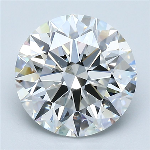 Picture of Natural Diamond 3.36 Carats, Round with Excellent Cut, F Color, SI1 Clarity and Certified by GIA