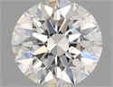 Natural Diamond 0.40 Carats, Round with Excellent Cut, F Color, SI1 Clarity and Certified by GIA