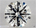 Natural Diamond 0.50 Carats, Round with Excellent Cut, K Color, SI1 Clarity and Certified by GIA