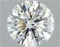 Natural Diamond 2.02 Carats, Round with Excellent Cut, J Color, SI2 Clarity and Certified by GIA