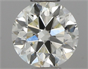 Natural Diamond 0.40 Carats, Round with Very Good Cut, J Color, VVS2 Clarity and Certified by IGI