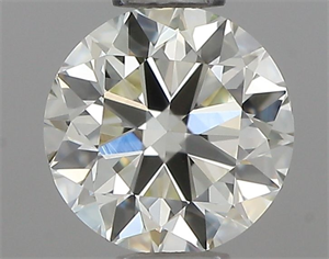 Picture of Natural Diamond 0.40 Carats, Round with Very Good Cut, J Color, VVS2 Clarity and Certified by IGI