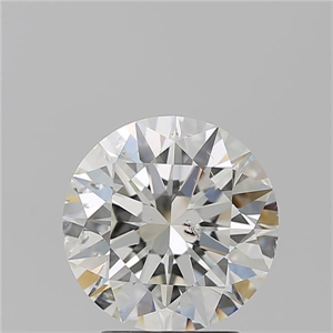 Picture of Natural Diamond 3.01 Carats, Round with Excellent Cut, I Color, I1 Clarity and Certified by GIA