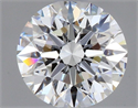 Natural Diamond 0.40 Carats, Round with Excellent Cut, H Color, IF Clarity and Certified by GIA