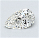 Natural Diamond 1.20 Carats, Pear with  Cut, G Color, SI1 Clarity and Certified by GIA