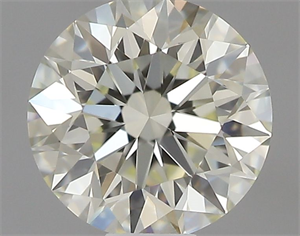 Picture of Natural Diamond 0.43 Carats, Round with Excellent Cut, K Color, IF Clarity and Certified by IGI