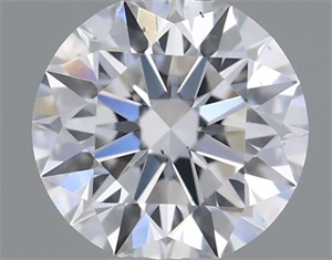 Picture of Natural Diamond 0.42 Carats, Round with Excellent Cut, I Color, VS2 Clarity and Certified by GIA