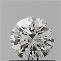 Natural Diamond 0.50 Carats, Round with Excellent Cut, G Color, SI1 Clarity and Certified by IGI