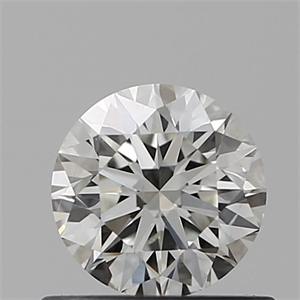 Picture of Natural Diamond 0.50 Carats, Round with Excellent Cut, G Color, SI1 Clarity and Certified by IGI