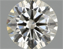 Natural Diamond 0.40 Carats, Round with Excellent Cut, I Color, SI1 Clarity and Certified by IGI