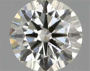 Picture of Natural Diamond 0.40 Carats, Round with Excellent Cut, I Color, SI1 Clarity and Certified by IGI