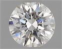 Natural Diamond 0.40 Carats, Round with Excellent Cut, H Color, VS2 Clarity and Certified by GIA