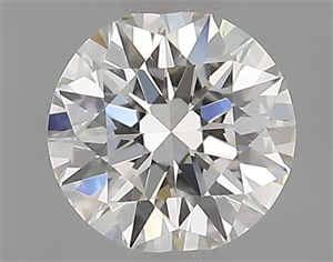 Picture of Natural Diamond 0.40 Carats, Round with Excellent Cut, H Color, VS2 Clarity and Certified by GIA