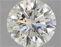 Natural Diamond 0.42 Carats, Round with Excellent Cut, I Color, VS1 Clarity and Certified by IGI