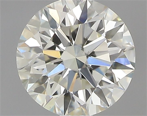 Picture of Natural Diamond 0.42 Carats, Round with Excellent Cut, I Color, VS1 Clarity and Certified by IGI