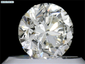 Picture of Natural Diamond 0.46 Carats, Round with Good Cut, J Color, VVS2 Clarity and Certified by IGI